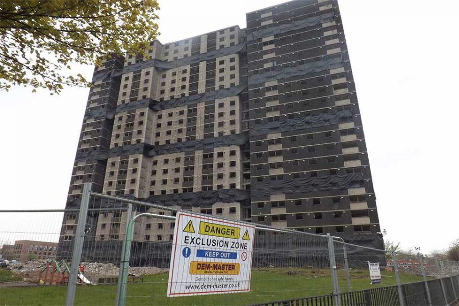 Norfolk Court, The Gorbals, Glasgow | DEM-Master Demolition